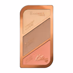 Rimmel Terra Sculpting Palette 002 Coral 20g, Peau normale, Coral, Palette, Poudre compacte, 20 g, Femmes