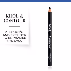 Bourjois Khôl & Contour 01 Noir-Issime 1.2g