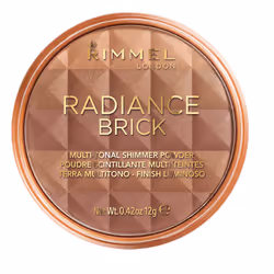 Rimmel Radiance Brick, Tous types de peau, Dark, Pot, Poudre compacte, Bronzage, 12 g