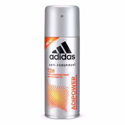 Adidas Adipower Anti-Perspirant Spray, Hommes, Anti-transpirant, Déodorant spray, Spray, 150 ml, 72 h