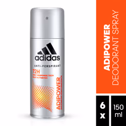 Adidas Adipower Anti-Perspirant Spray Hommes Déodorant spray 150ml