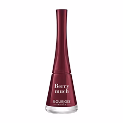 Bourjois Vernis À Ongles 1 Seconde 07 Berry Much 9ml, 9 ml, Violet, Berry Much, Coloration, Bouteille, Brosse