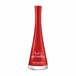 Bourjois Vernis À Ongles 1 Seconde 09 Let`s Get Red(y) 9ml, 9 ml, Rouge, Let`s Get Red(y), Coloration, Bouteille, Brosse
