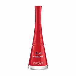 Bourjois Vernis À Ongles 1 Seconde 10 Red Carpet 9ml, 9 ml, Rouge, Red Carpet, Coloration, Bouteille, Brosse