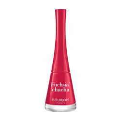 Bourjois Vernis À Ongles 1 Seconde 11 Fuchsia`chacha 9ml, 9 ml, Rose, Fuchsia`chacha, Coloration, Bouteille, Brosse