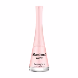 Bourjois Vernis À Ongles 1 Seconde 15 Marshma`wow 9ml, 9 ml, Rose, Marshma`wow, Coloration, Bouteille, Brosse