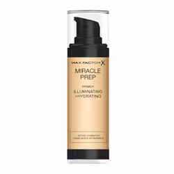 Max Factor Miracle Prep Illuminating &amp; Hydrating, Universel, 30 ml, Crème, Flacon pompe, Hydratant, Lumineux