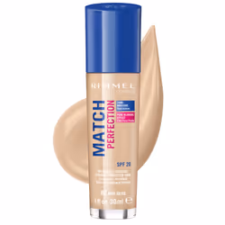 Rimmel Match Perfection Foundation, Fair Beige 82 - Warm, D1A787, Match Perfection Foundation shades 001-503 AQUA/WATER/EAU, ...