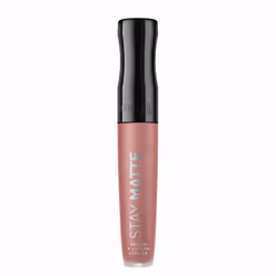 Rimmel Rouge À Lèvres Liquide Stay Matte 709 Strapless 5.5ml, Nu, Strapless, Coloration, Unisexe, BC686A, Mat