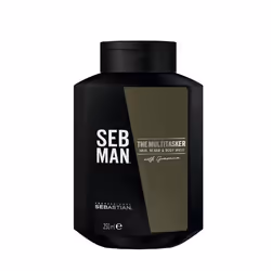 Sebastian Sebman The Multitasker Gel Douche 3 en 1 Barbe, Cheveux et Corps 250 ml, 250 ml, 2-en-1 Cheveux et corps, Professio ...