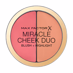 Max Factor Miracle Cheek Duo, Universel, Femmes, Crème, Dusky Pink &amp; Copper, Boîtier compact, 2 couleurs