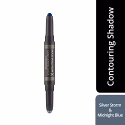 Max Factor Contouring Stick ombre à paupière 003 Silver Storm & Midnight Blue Mat, Satin
