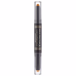 Max Factor Contouring Stick, Crème, Pink Gold &amp; Bronze Moon, 2 couleurs, Mat, Satin, Femmes, Stylo