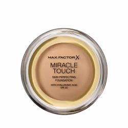 Max Factor Miracle Touch, Boîtier compact, Poudre, Universel, Anti-rougeurs, Hydratant, Brillant, Lissage, Tonifiant, Sand Be ...