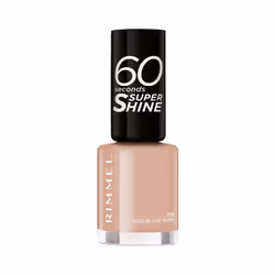 Rimmel 60 Seconds Super Shine Kiss in the Nude 708 8 ml, 8 ml, Nu, Kiss in the Nude, Coloration, Gloss, Bouteille