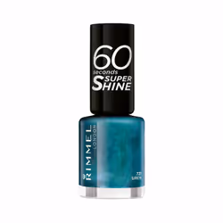 Rimmel 60 seconds Supershine, Turquoise, Siren, Coloration, Ultra brillant, 240 h, BUTYL ACETATE, ETHYL ACETATE, NITROCELLULO ...