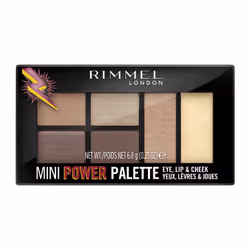 Rimmel Mini Power Palette Yeux, Levres &amp; Joues, Femmes, 4 pièce(s), Palette