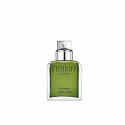 Calvin Klein ETERNITY, Hommes, 50 ml, Flacon rechargeable, Pomme, Sage, Géranium, Muscade, Ambre gris, Cypriol, Orris, Vétive ...