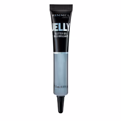 Rimmel Jelly Toppers Glitter Gel, Liquide, Bleu, Blue Lagoon, 1 couleurs, Colle pailletée, Brillant, 11 ml