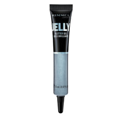 Rimmel Jelly Toppers Glitter Gel ombre à paupière 11 ml 200 Blue Lagoon Colle pailletée, Brillant
