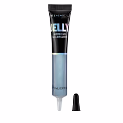 Rimmel Jelly Toppers Glitter Gel ombre à paupière 11 ml 200 Blue Lagoon Colle pailletée, Brillant