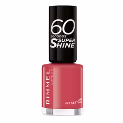 Rimmel 60 Seconds Super Shine Jet Setting 271 8 ml, 8 ml, Rose, Jet Setting, Coloration, Gloss, Bouteille