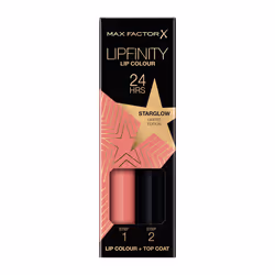 Max Factor Lipfinity Lip Colour, 80 Starglow, 2.3ml/1.9g, Rose, Starglow, 1 couleurs, Coloration, Hydratant, Brillant, Liquid ...