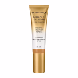 Max Factor Miracle Second Skin 09 Tan 30ml, Tube, Crème, Tous types de peau, Hydratant, Protection, Peau bronzée, Tan