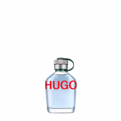 HUGO Man Eau De Toilette 125ml, Hommes, 125 ml, verte fraîche associée à du sapin baumier fumé et à des notes aromatiques viv ...