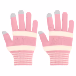 Akashi Gants pour Écran Tactile - Rose Fluo