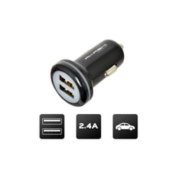 Altadif ALT2USBCARCHW chargeur d'appareils mobiles Universel Noir, Blanc Allume-cigare