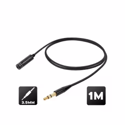 Altadif ALTJF35B câble audio 1 m 3,5mm Noir
