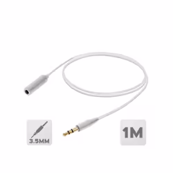 Altadif ALTJF35W câble audio 1 m 3,5mm Blanc