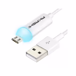 Altadif ALTCABLUSBCLDWH, 1 m, Micro-USB A, USB A, Blanc