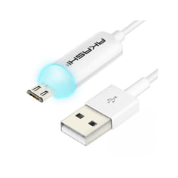 Altadif ALTCABLUSBCLDWH câble USB 1 m Micro-USB A USB A Blanc