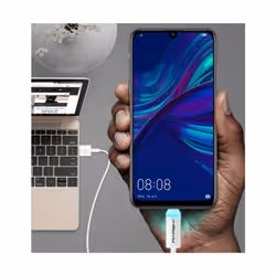 Altadif ALTCABLUSBCLDWH câble USB 1 m Micro-USB A USB A Blanc