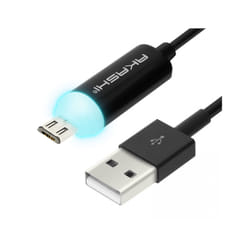 Altadif ALTCABLUSBCLDBL câble USB 1 m Micro-USB A USB A Noir