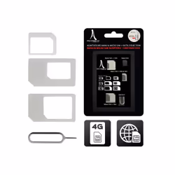 Akashi ALTSIMADAPT3WH SIM / flash adaptateur de carte mémoire Adaptateur carte sim