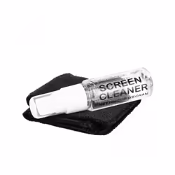 Akashi ALTSCRCL30FBR, Pulvérisateur et chiffon sec de nettoyage d'équipement électronique, LCD/LED/Plasma, 30 ml, Noir, Blanc ...