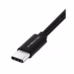 Akashi ALTCABLUSBTCBLK câble USB 1 m USB A USB C Noir