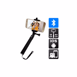 Altadif ALTSELFBTHBLK bâton support pour selfies Universel Noir