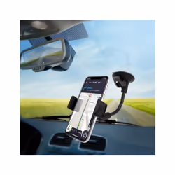 Akashi ALTCARFLEXBLK support Support passif Mobile/smartphone Noir, Argent - Vue supplémentaire 4