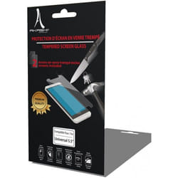Akashi ALTSCRUNIV552TG écran et protection arrière de téléphones portables Protection d'écran transparent Toutes marques 2 pièce(s)