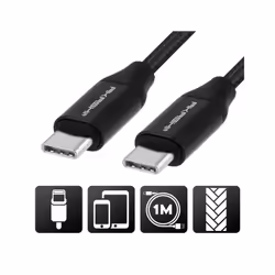 Altadif ALTCABLTCTCBLK câble USB 1 m USB C Noir