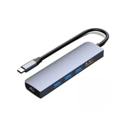 Altadif ALTHUB4IN1TC station d'accueil USB 3.2 Gen 1 (3.1 Gen 1) Type-C Acier inoxydable