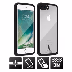 Altadif ALTWATERPIP7P coque de protection pour téléphones portables 14 cm (5.5") Housse Noir, Transparent