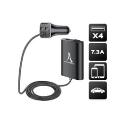 Altadif ALTCARCH4USB chargeur d'appareils mobiles Universel Noir Allume-cigare