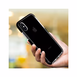 Altadif ALTCIPXSMAXSTRG coque de protection pour téléphones portables 16,5 cm (6.5") Housse Noir, Transparent