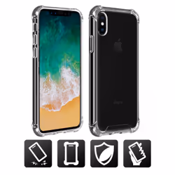Altadif ALTCAGIXSTRAN, Housse, Apple, iPhone Xs/X, 14,7 cm (5.8"), Transparent