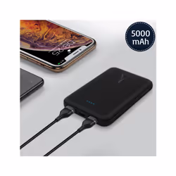 Altadif ALTPB5COMPBLK banque d'alimentation électrique 5000 mAh Noir